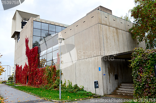 Image of church building with a bell tower in Järvenpää, Finland