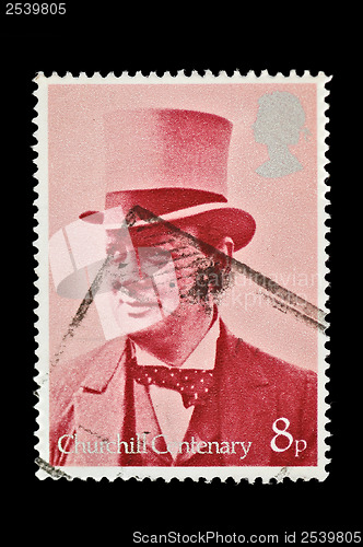 Image of Winston Churchill stamp