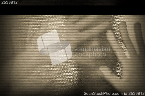 Image of flickering television screen