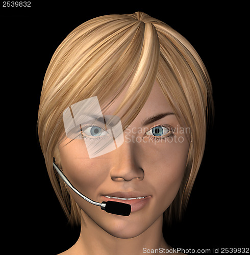 Image of operator headset