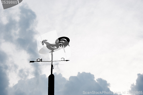 Image of weather vane on