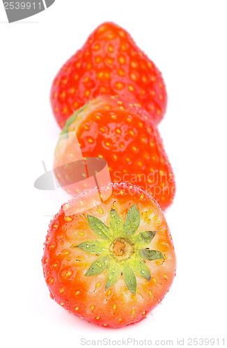 Image of Three Strawberries