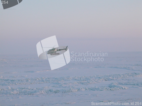 Image of Helicopter in Baltic 05.01.2003