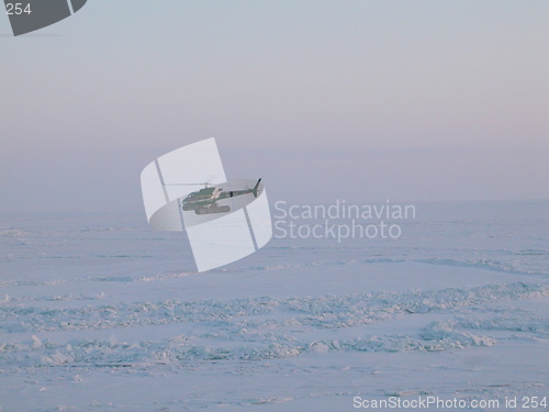 Image of Helicopter in Baltic 05.01.2003