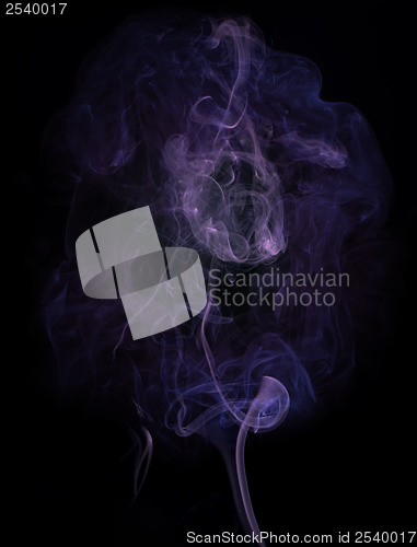 Image of Smoke on black background.