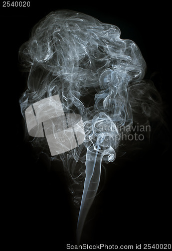 Image of Smoke on black background.