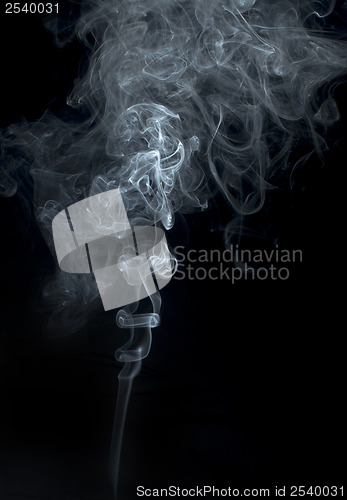 Image of Smoke on black background.