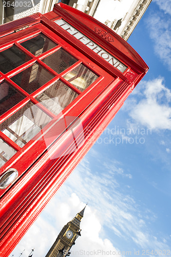 Image of Big ben and red phone cabine