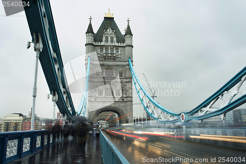 Image of London Tower bridge on sunset