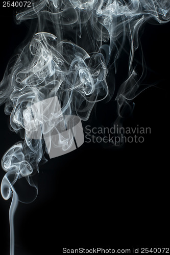 Image of Smoke on black background.