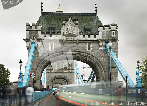 Image of London Tower bridge on sunset