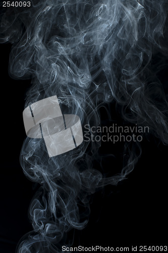 Image of Smoke on black background.