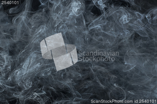 Image of Smoke on black background.