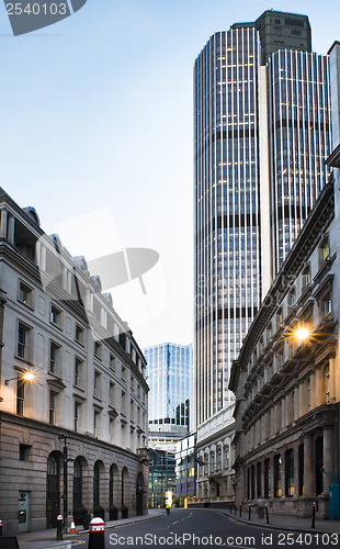 Image of Buildings in city of London