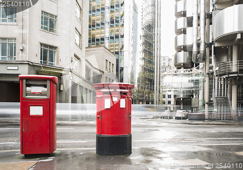 Image of English style mailboxes