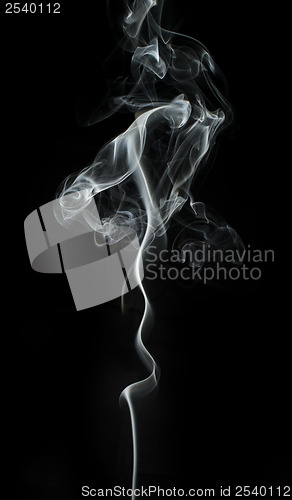 Image of Smoke on black background.