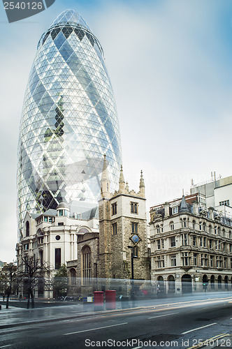 Image of Buildings in city of London