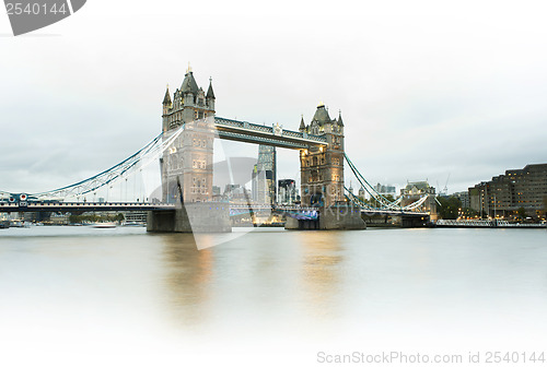 Image of London Tower bridge on sunset