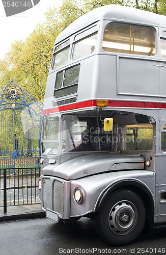 Image of Vintage bus in London. 