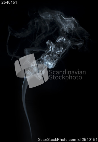 Image of Smoke on black background.