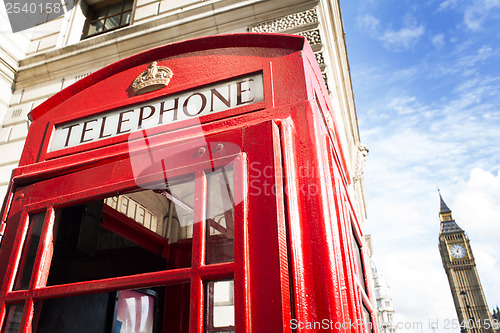 Image of Big ben and red phone cabine