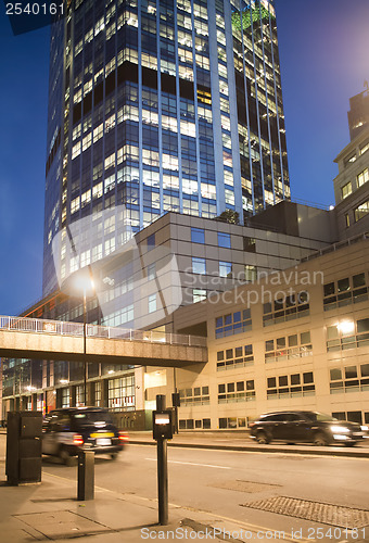 Image of City of London in the night