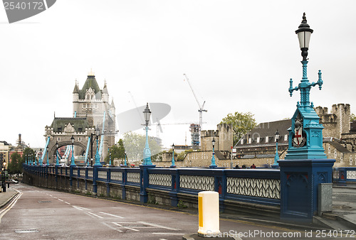 Image of London Tower bridge on sunset