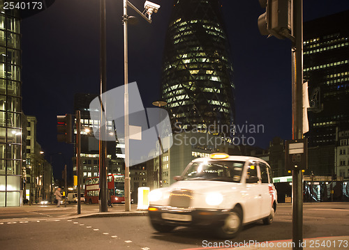 Image of Taxi in City of London 