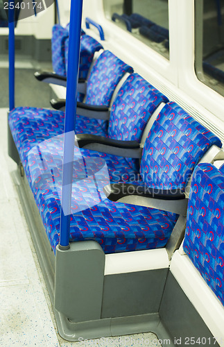 Image of Bus Interior at public transport. 