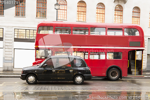 Image of Red bus in London