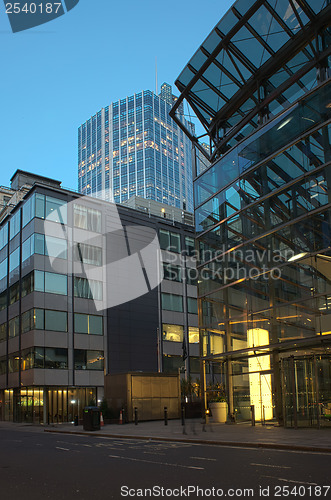 Image of Buildings in city of London