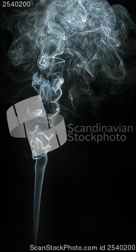 Image of Smoke on black background.