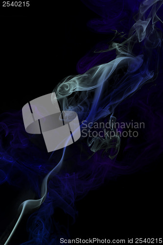 Image of Smoke on black background.