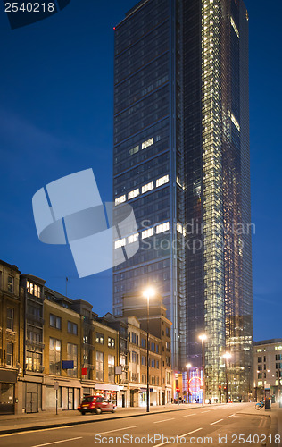 Image of City of London in the night