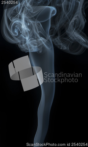 Image of Smoke on black background.