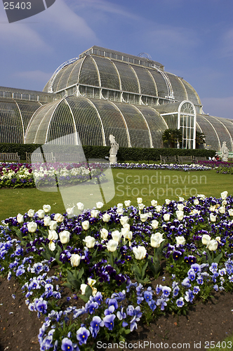 Image of Palm house kew gardens London uk