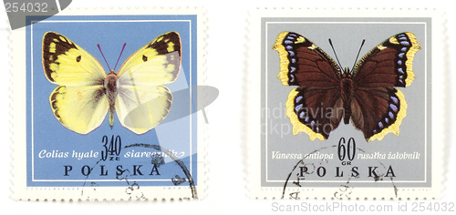 Image of Butterflies - stamps collection