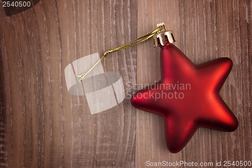 Image of christmas ornament red