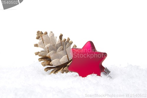 Image of christmas ornament red