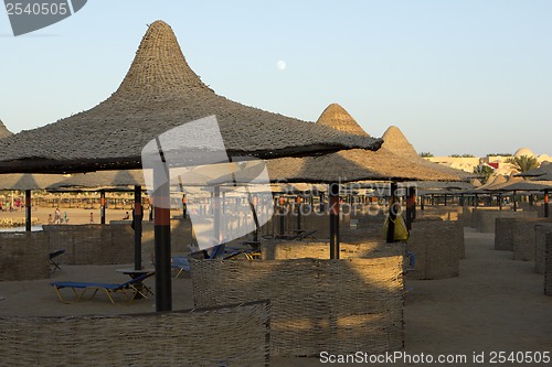 Image of beach in marsa alam in egypt