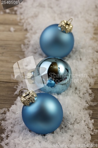 Image of christmas bauble blue