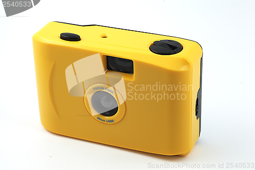 Image of yellow camera shoot and go 