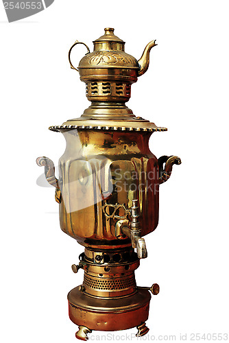 Image of samovar, old traditional russian kettle