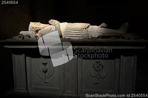 Image of sarcophagus of the Gustave King in Tavast Chapel, Turku, Finland