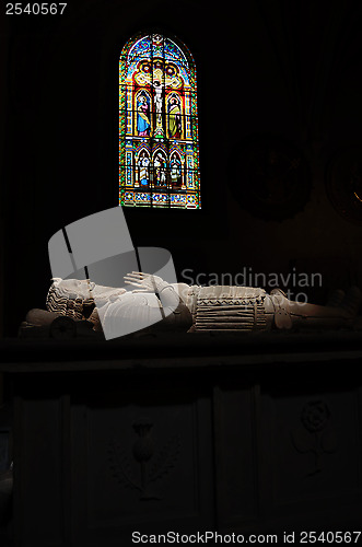 Image of sarcophagus of the Gustave King in Tavast Chapel, Turku, Finland