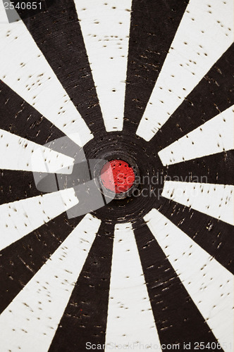 Image of white dartboard target