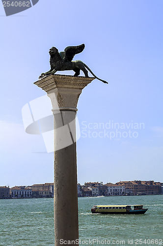 Image of Lion of Saint Mark, Venice.