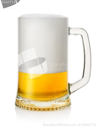 Image of Mug with lager beer 