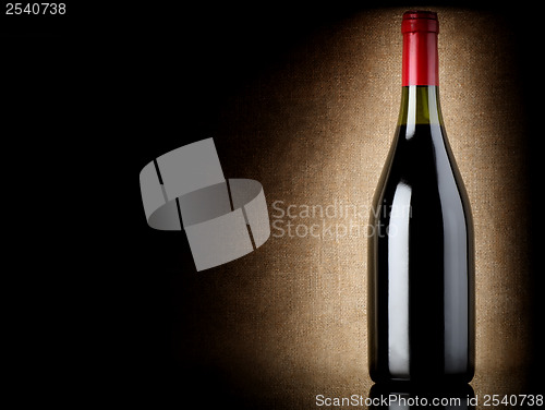 Image of Dessert wine on an old background