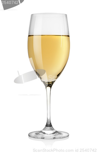 Image of White wine in glass